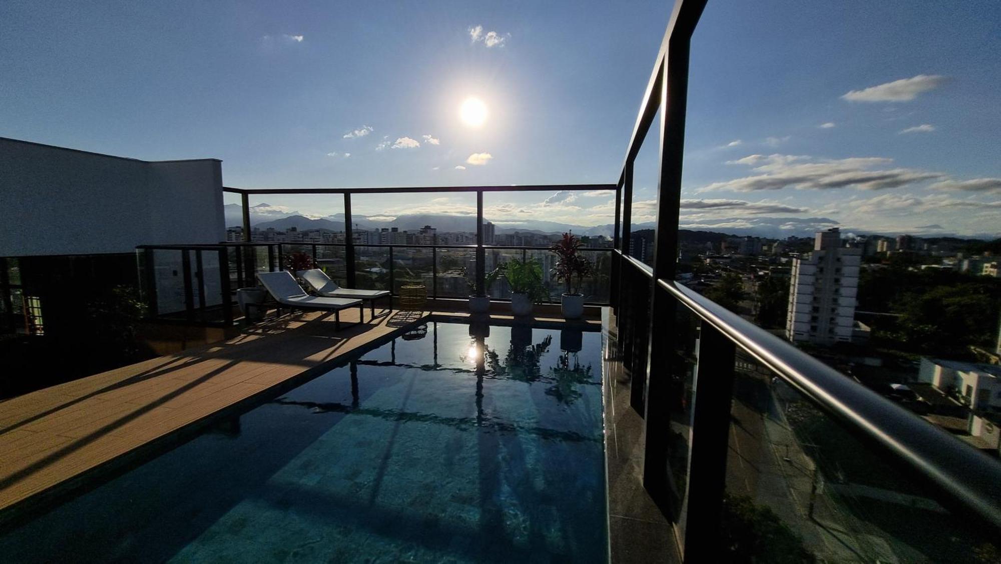 Apartamento Joinville Saguacu - Piscina Incrivel Kültér fotó